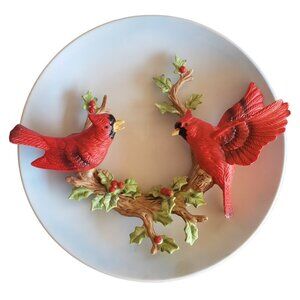 Jonathon Byron Cardinals Americana Collector Plate Signature Collection with Box